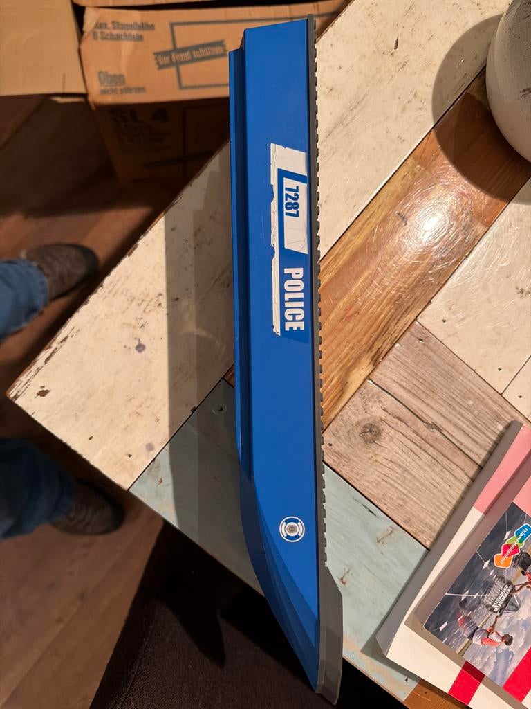 Lego City Politie Boot 7287 - Blauw, Ophalen of Verzenden, Gebruikt