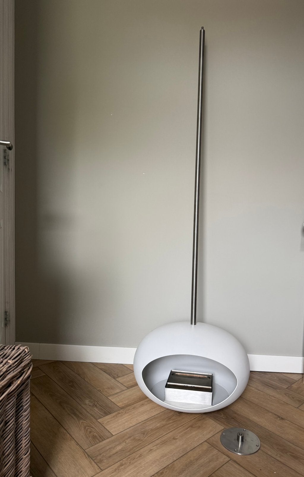 Le feu sky white hanghaard bio ethanol, Ophalen, Zo goed als nieuw, Hangende haard, Overige soorten