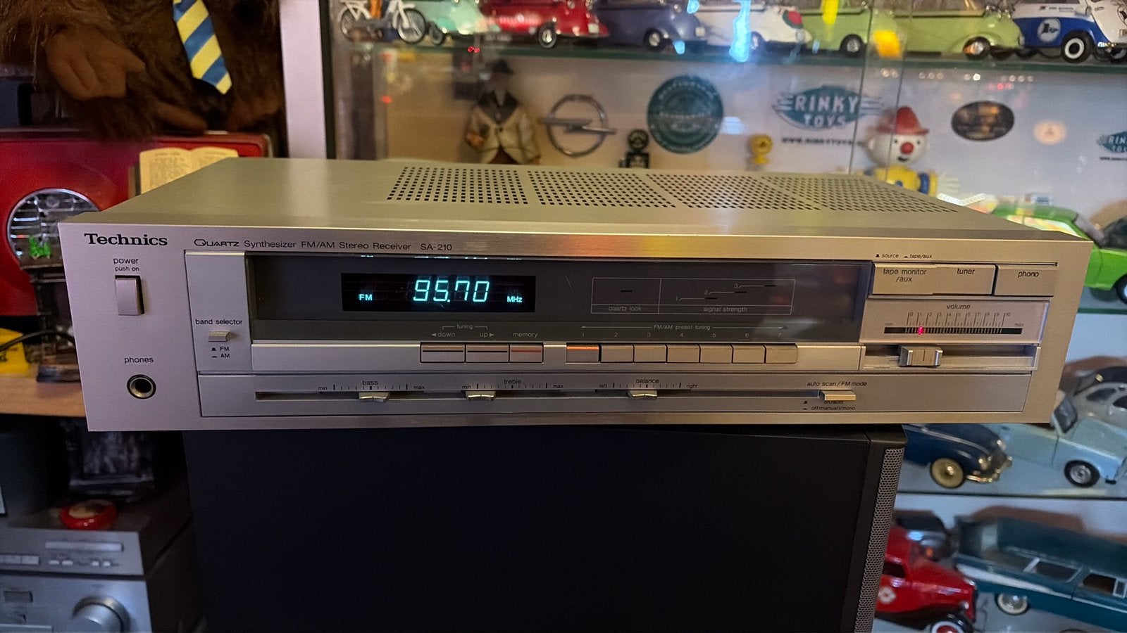 Technics SA-210 FM/AM stereo receiver versterker, Ophalen, Gebruikt, Stereo, Overige merken