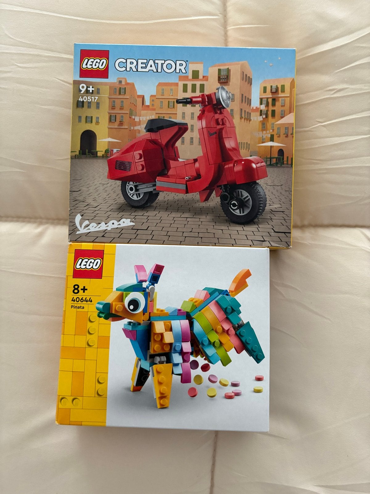 LEGO Creator Vespa 40517 en Piñata 40644 - 1x gebouwd, Ophalen, Zo goed als nieuw