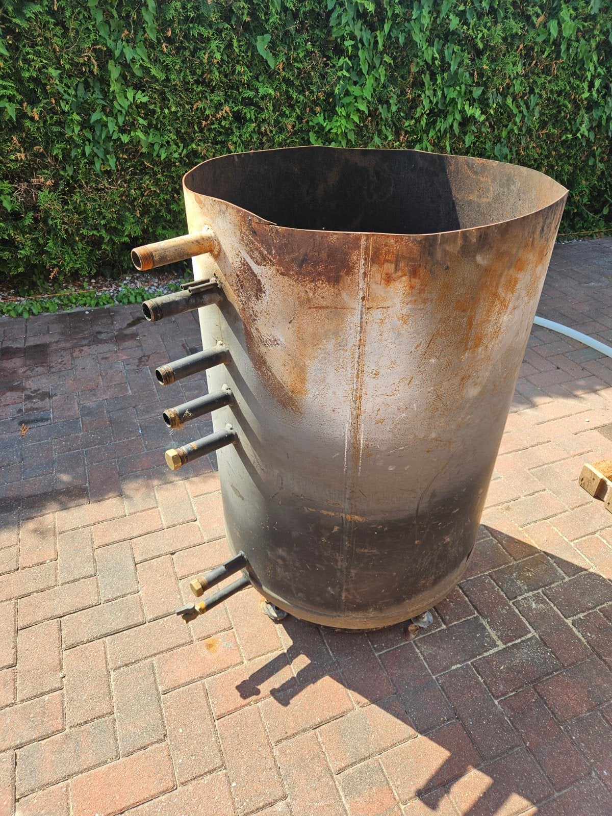 Te koop vuurton met spiraal erin zwembad/hottub verwarming, Ophalen