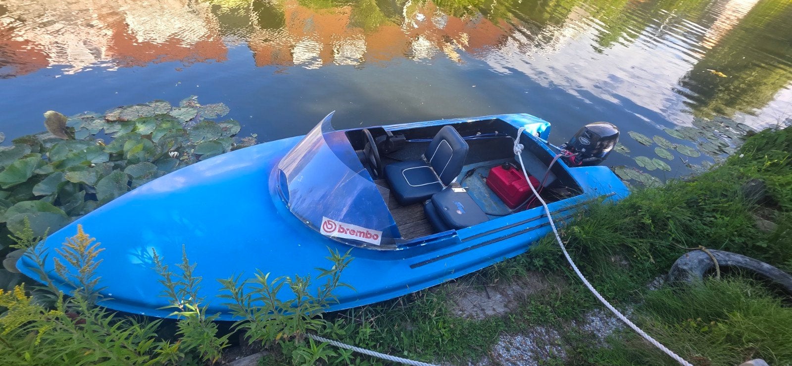 Speedboot met Tohatsu 8pk 4t met trailer, Watersport en Boten, Ophalen, Overige merken, Gebruikt, Viertaktmotor