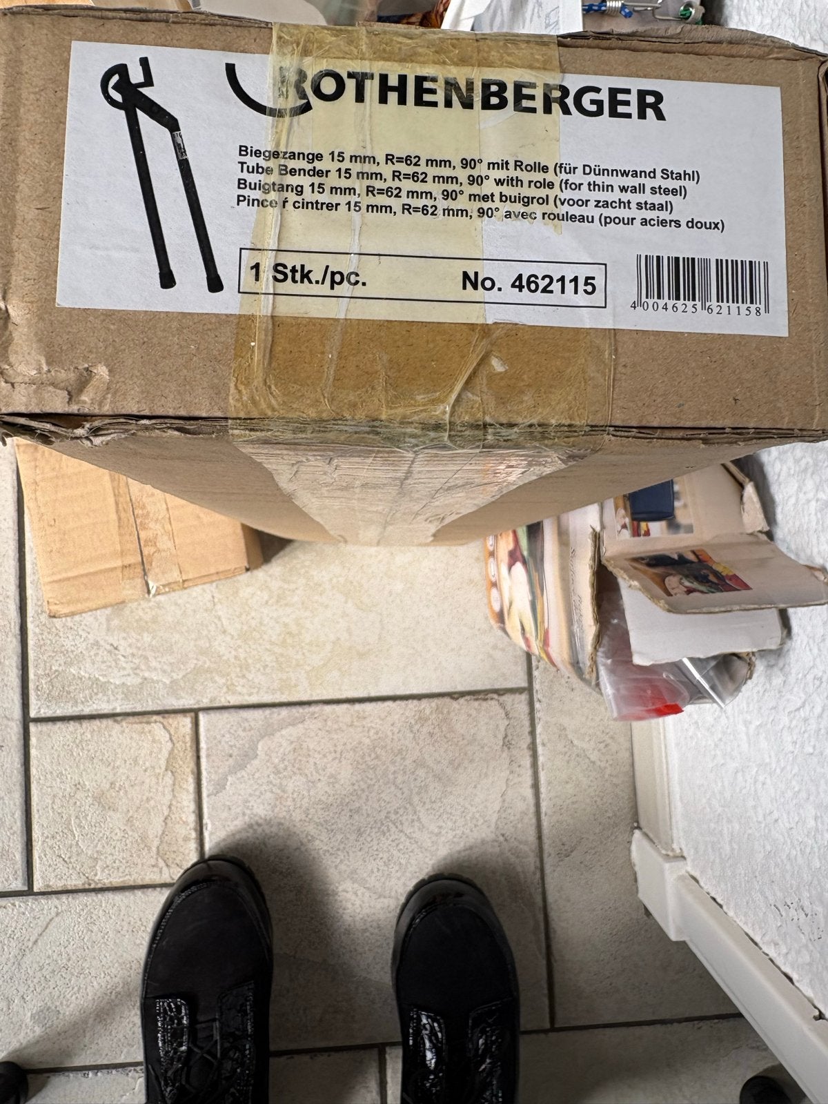 Rothenberger buigtang Ø 15 MM met Buigrol, Doe-het-zelf en Verbouw, Ophalen of Verzenden, Nieuw, Overige typen