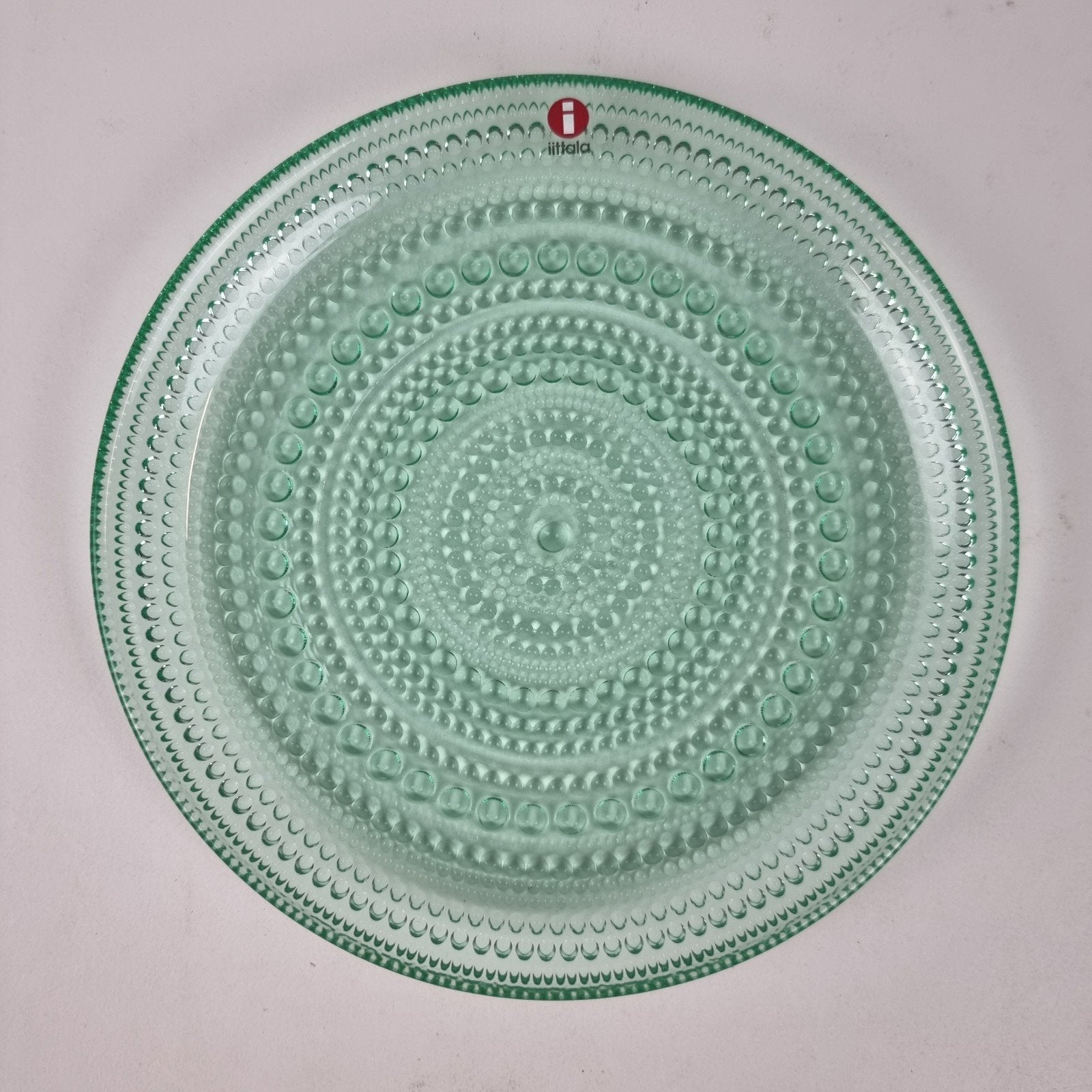 Iittala Kastehelmi light green bord 17cm, Huis en Inrichting, Keuken | Servies, Ophalen, Overige merken, Nieuw, Glas