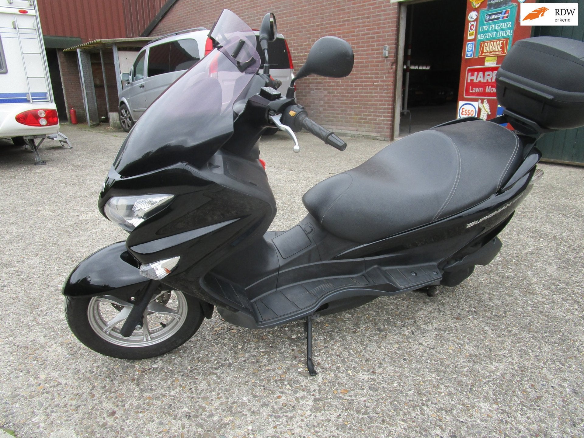 Suzuki Scooter AN200 Burgman ABS koffer hoge ruit nieuwstaat, Scooter, Bedrijf, 200 cc, ABS