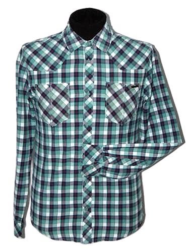 Gsus Industries geruit overhemd, shirt, Mt. S, Verzenden, Halswijdte 38 (S) of kleiner, Groen, Gsus