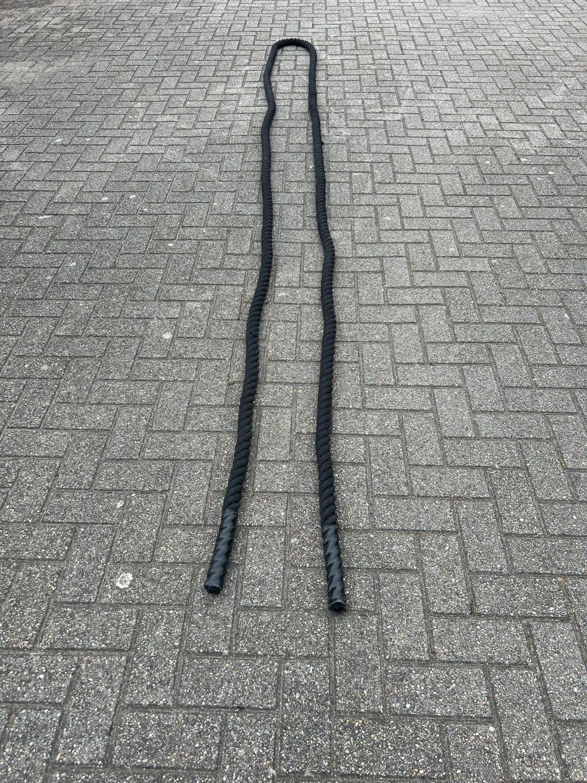 Battle Rope - Fitness Touw voor Krachttraining, Sport en Fitness, Fitnessmaterialen, Ophalen, Gebruikt, Rug, Battle rope