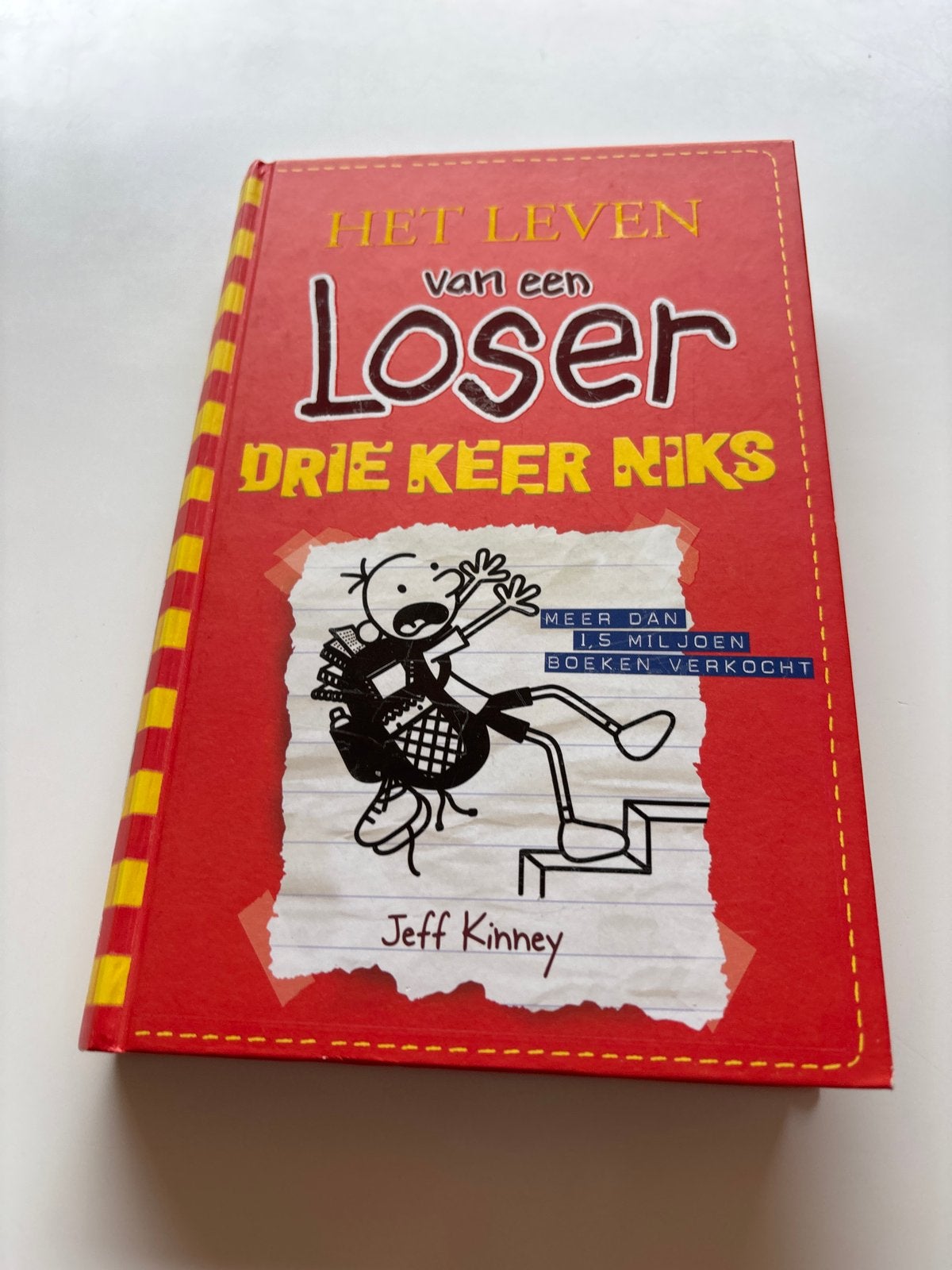 Het leven van een Loser: Drie keer niks - Jeff Kinney, Ophalen of Verzenden, Zo goed als nieuw, Fictie algemeen