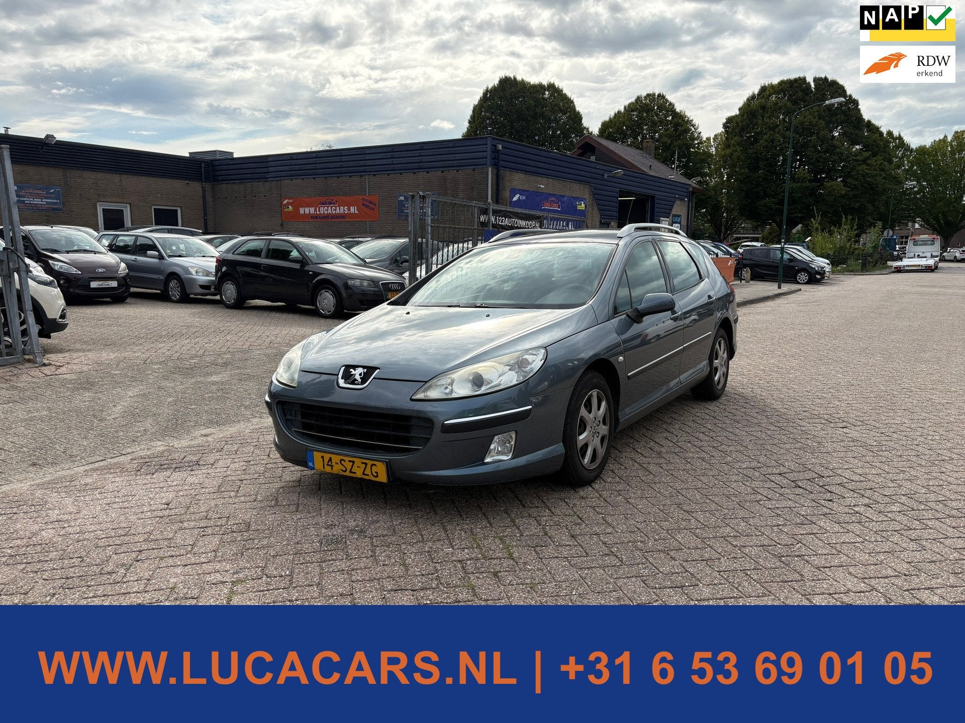 Peugeot 407 SW 2.0-16V ST Aut, Auto's, Peugeot, Gebruikt, 4 cilinders, 1476 kg, Euro 4