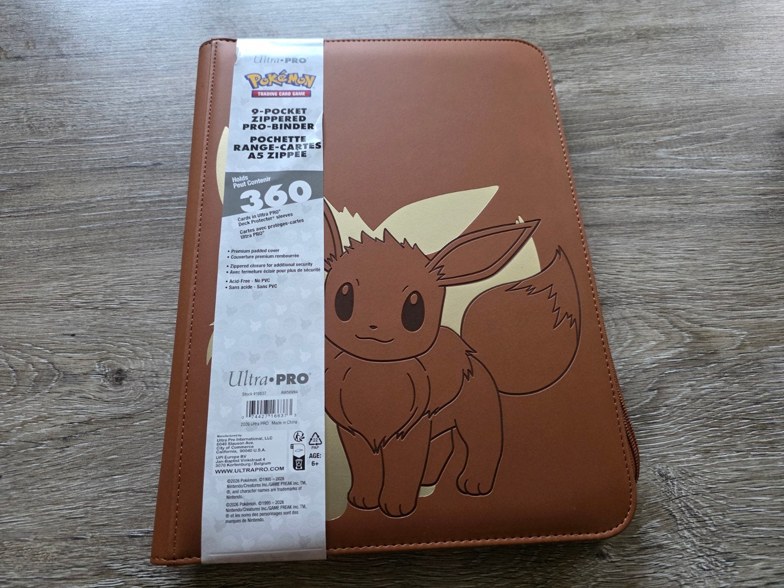 Eevee binders Ultra PRO 9 pocket zip, Ophalen of Verzenden
