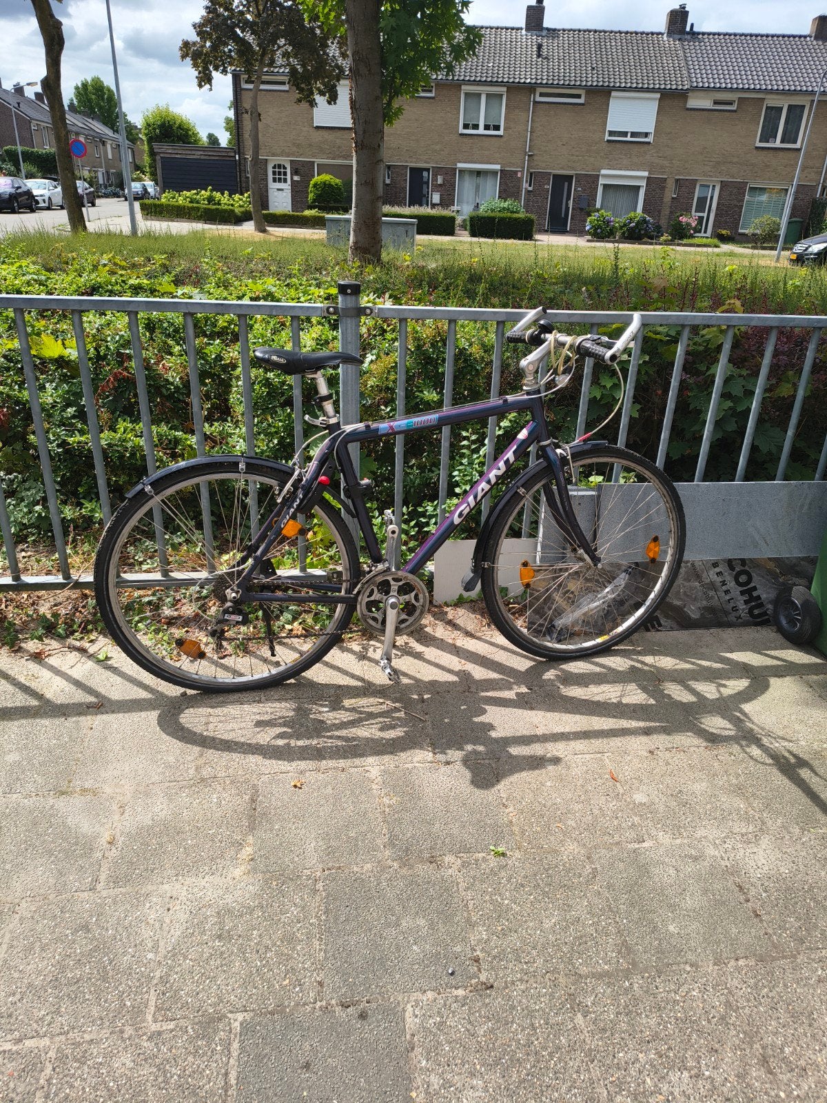 Giant Mountainbike - Blauw/Paars -, Ophalen, Gebruikt, Heren, 45 tot 49 cm