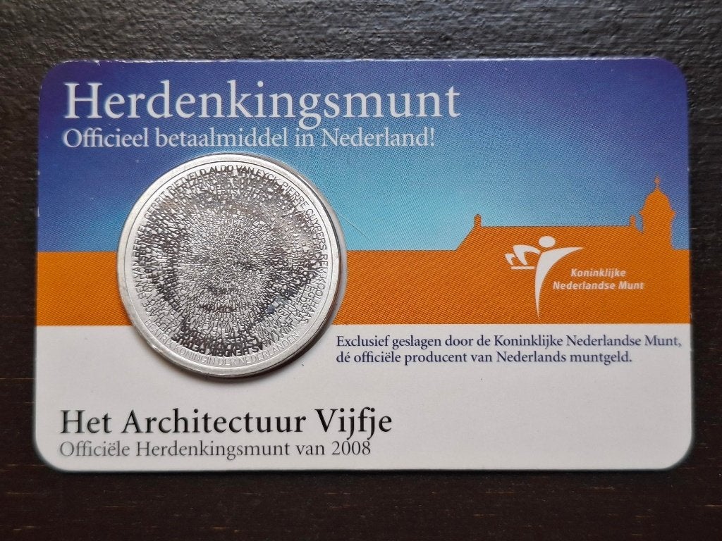 Het Architectuur Vijfje, Verzenden, Koningin Beatrix, Euro's, Losse munt