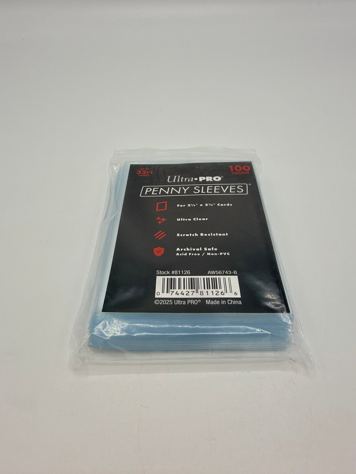 Ultra PRO Penny Sleeves 100 stuks - Nieuw, Ophalen of Verzenden, Nieuw, Sleeves of Kaarthoesjes