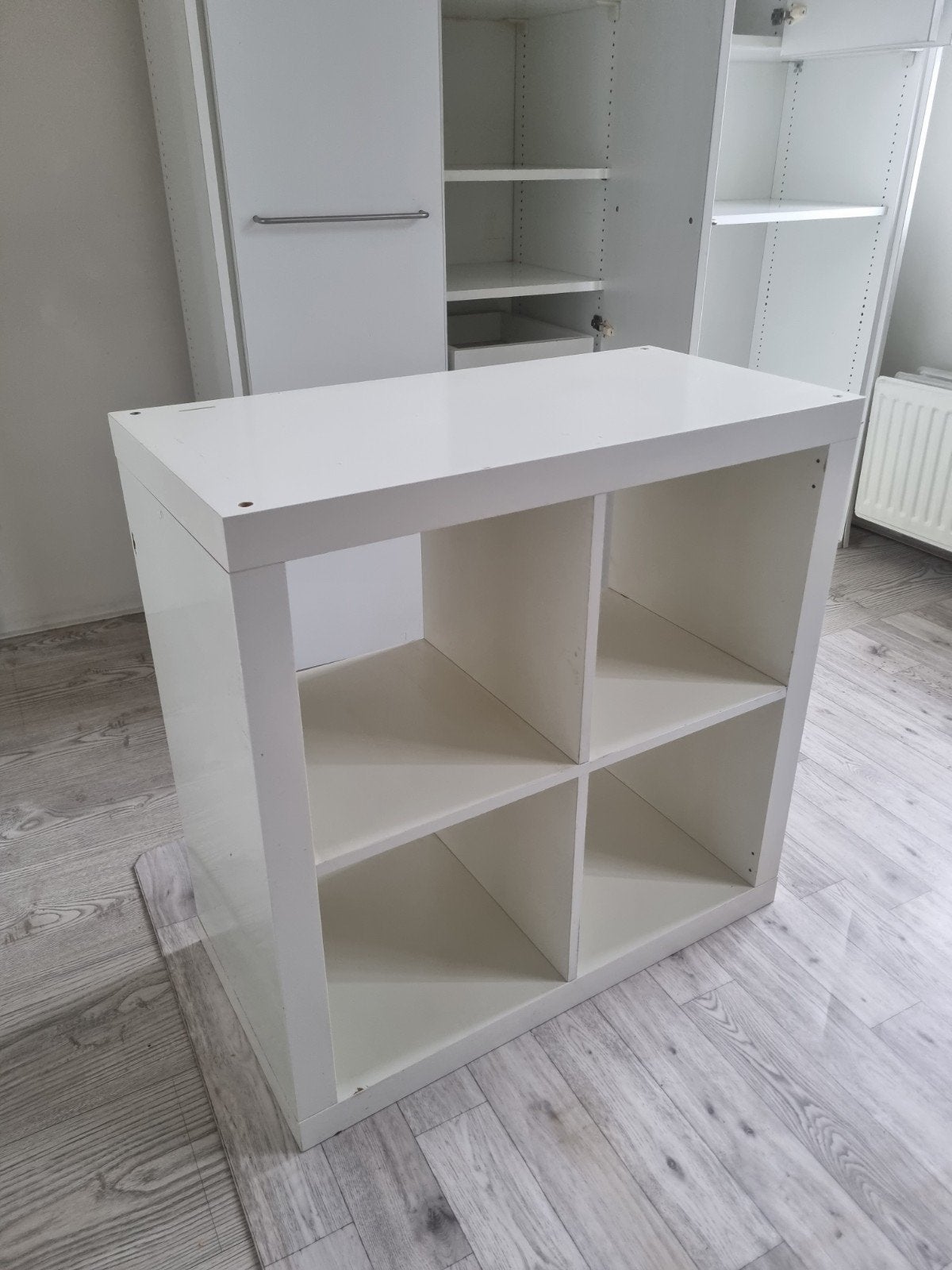 Kallax kast 4 valken, Huis en Inrichting, Ophalen, Gebruikt, 50 tot 100 cm, Minder dan 100 cm