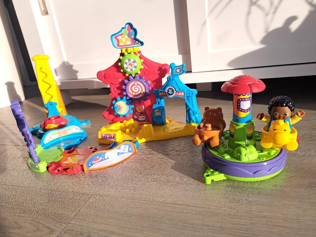 v tech set - kermis set, Kinderen en Baby's, Speelgoed | Vtech, Ophalen of Verzenden, Zo goed als nieuw