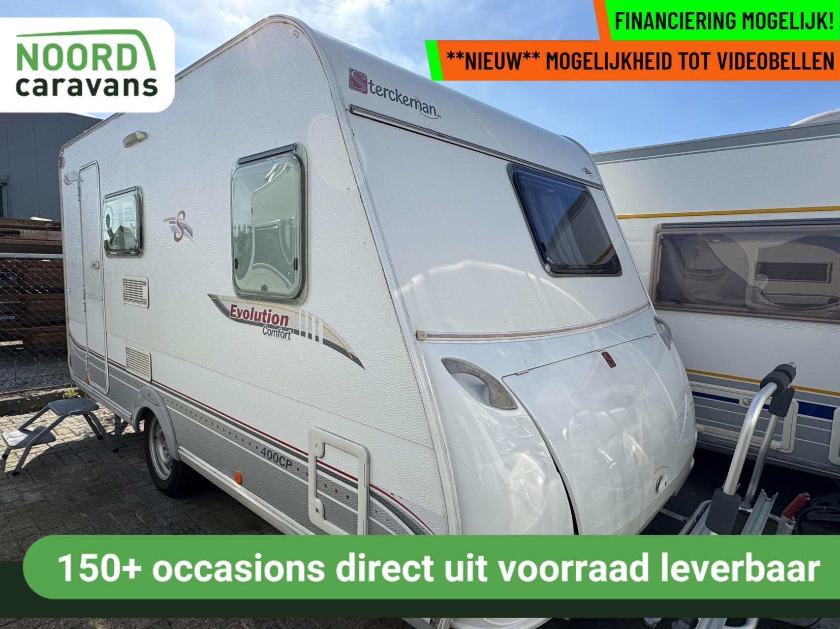 Sterckeman EVOLUTION COMFORT 400 CP, FRANSBED, MOVER, Caravans en Kamperen, Mover, Sterckeman, Bedrijf, Treinzit