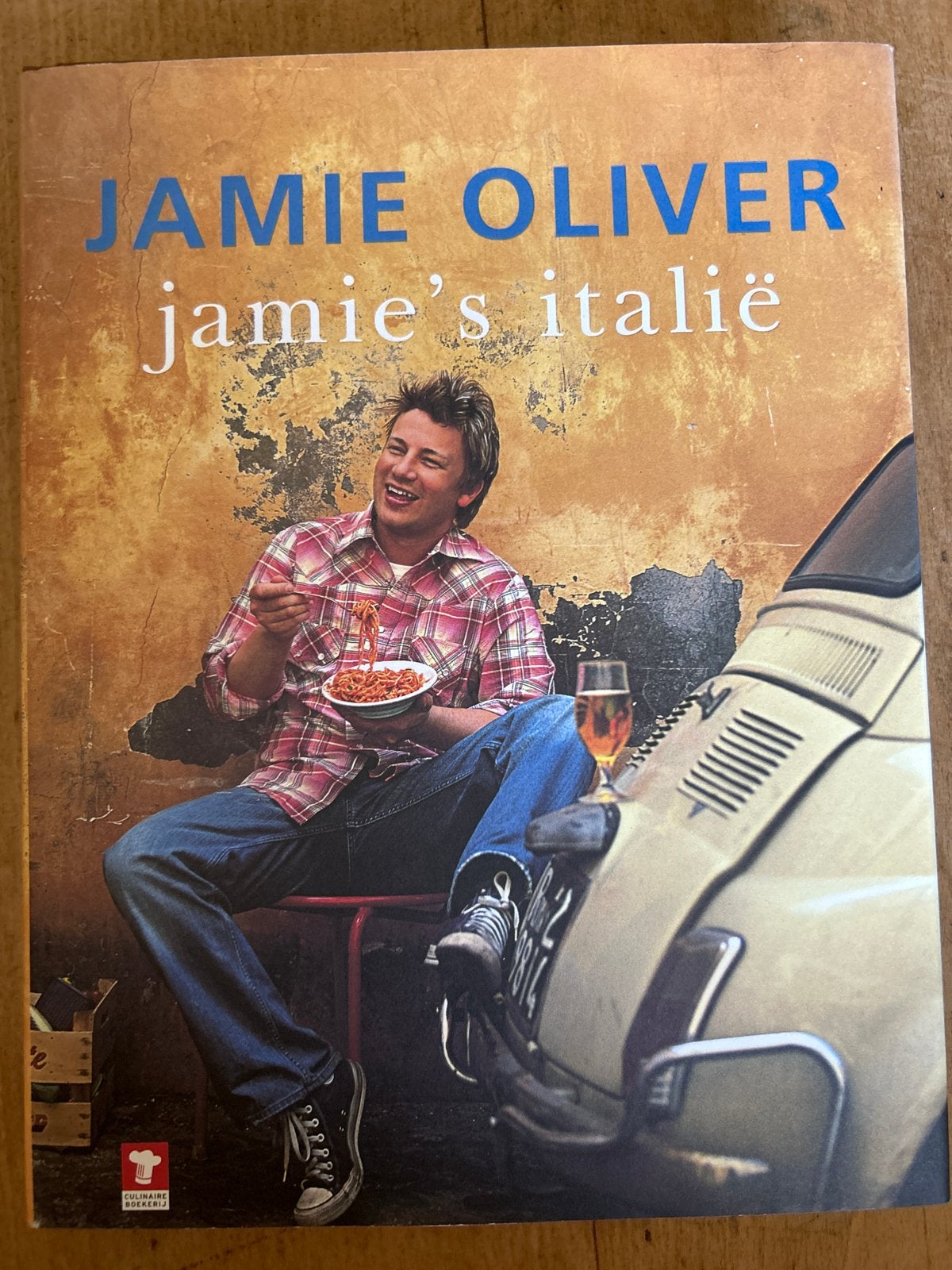 Jamie Oliver - Jamie's Italië kookboek, Ophalen of Verzenden, Gelezen, Italië, Hoofdgerechten
