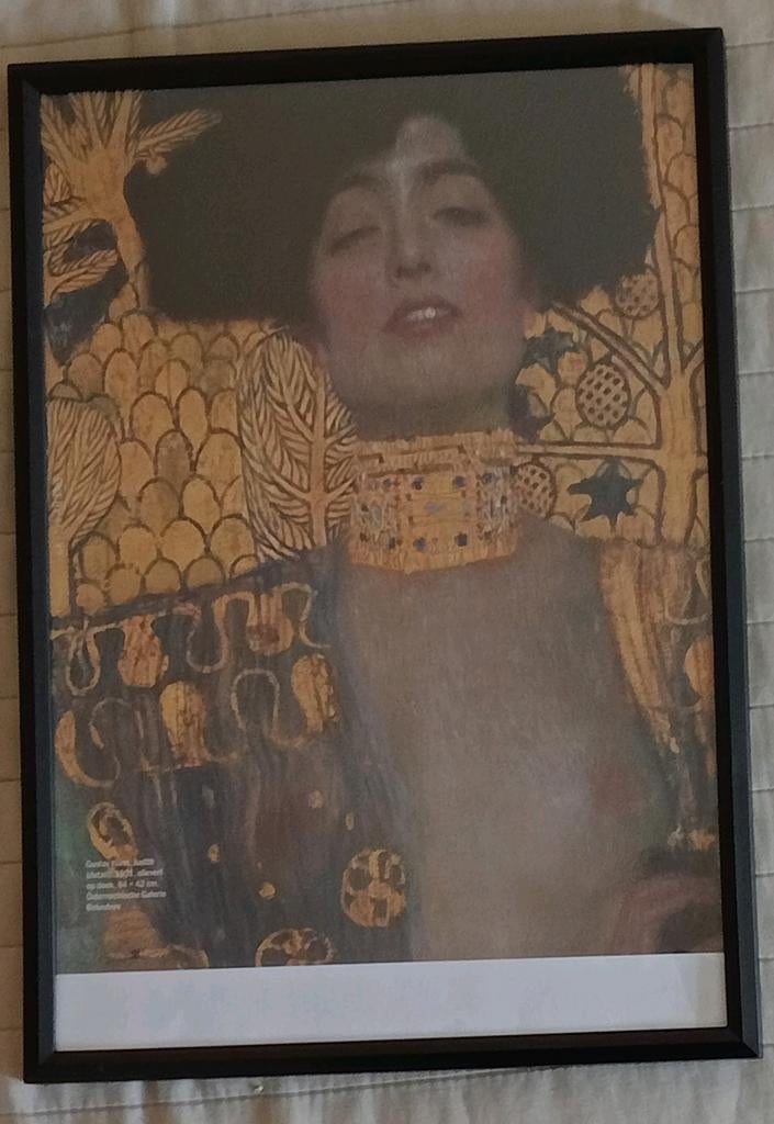 Gustav Klimt print erotiek, Ophalen of Verzenden, 1980 tot heden, Tijdschrift