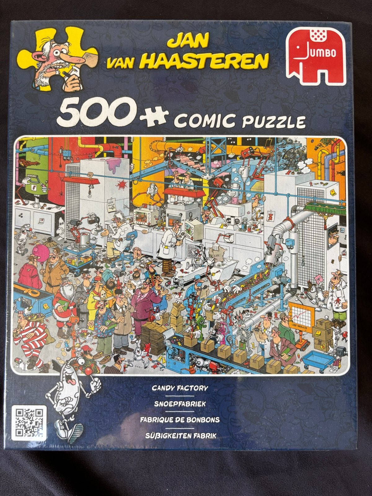 Jan van Haasteren Candy Factory 500+ stukjes, Hobby en Vrije tijd, Ophalen, 500 t/m 1500 stukjes, Nieuw, Legpuzzel