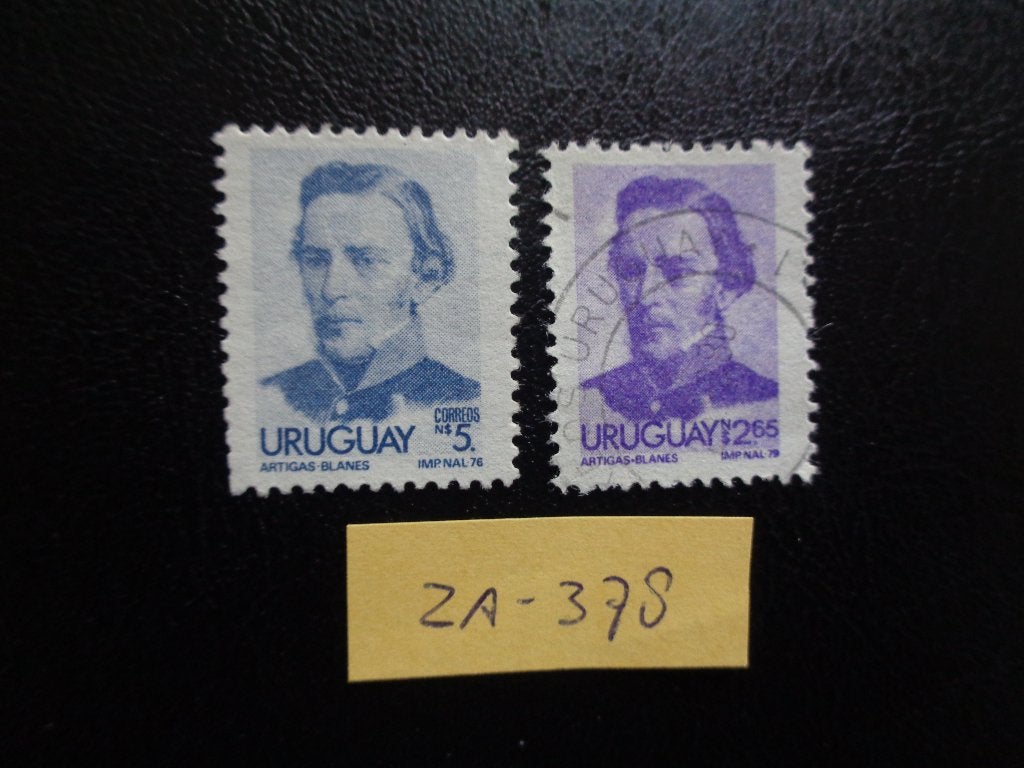 uruguay - artigas 1976/1979 (za-378), Ophalen of Verzenden, Gestempeld, Zuid-Amerika