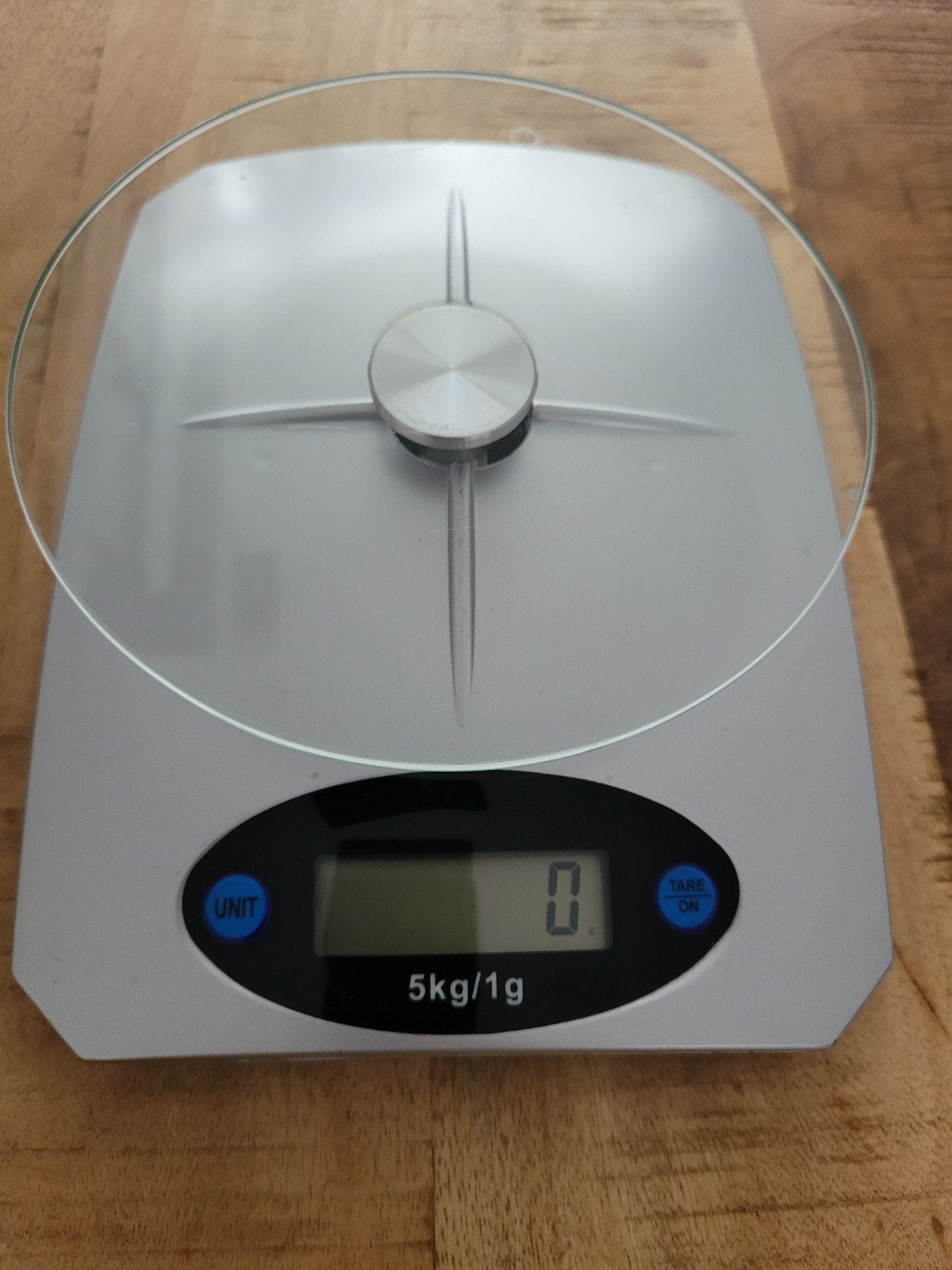 Digitale keukenweegschaal 5kg/1g - Zilver, Ophalen, Keukenweegschaal, Digitaal, Fijner dan 1 gram