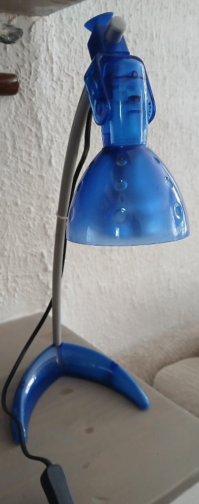 Lamp Bureaulamp IKEA Morker , blauw, Blauw, Verstelbaar, Vintage, Ophalen of Verzenden