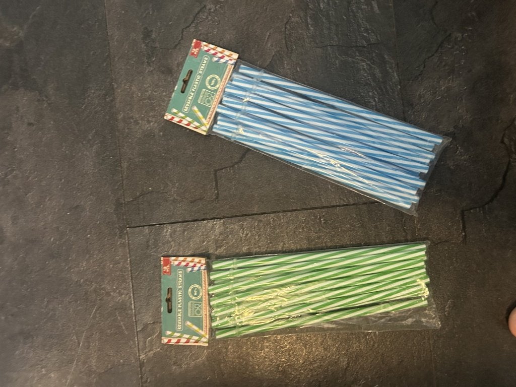 Plastic rietjes 12 in pak Nieuw 2 Pakken, Ophalen of Verzenden, Nieuw
