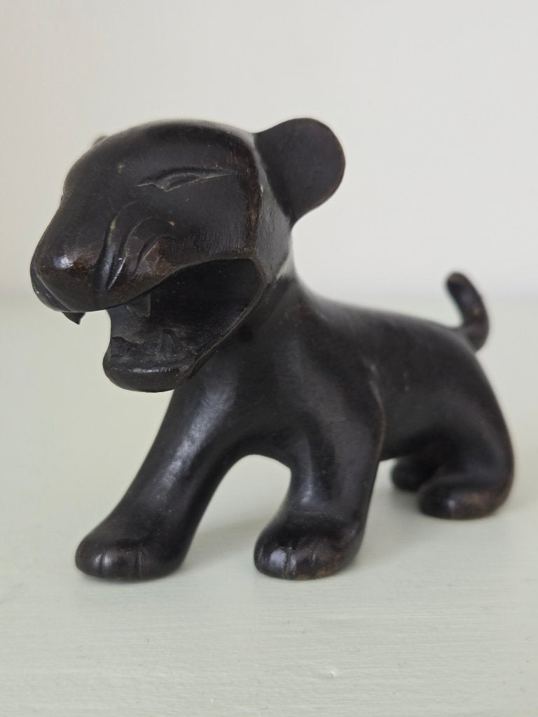Bronzen Leeuwenwelp Karl Hagenauer Art, Ophalen of Verzenden, Brons
