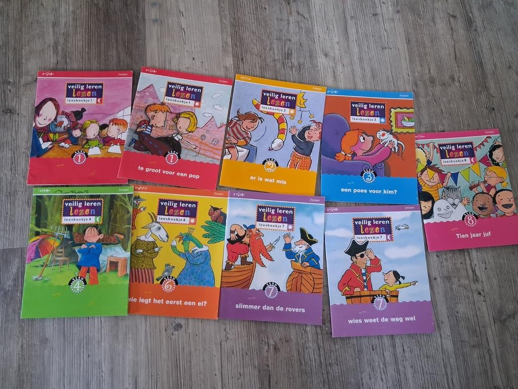 9 deeltjes Veilig leren lezen Zwijsen, Boeken, Ophalen of Verzenden, Gelezen, Nederlands