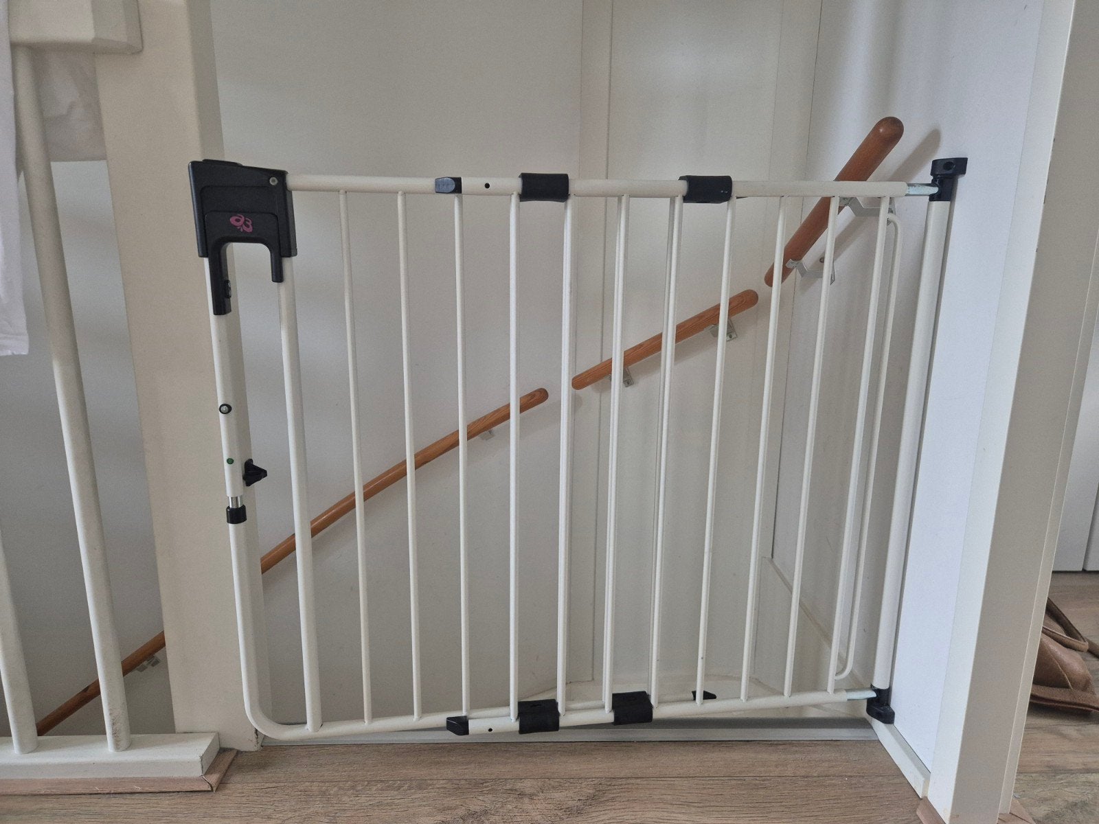 Verstelbaar traphekje voor kinderen A3 - 75 tot 114cm - Wit, Kinderen en Baby's, Gebruikt, 100 tot 115 cm, Ophalen of Verzenden