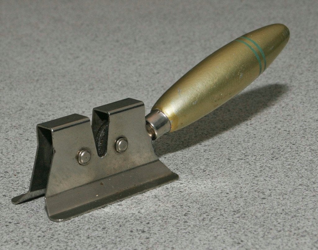 Antieke messenslijper van het merk JIFFY (GB), Ophalen of Verzenden