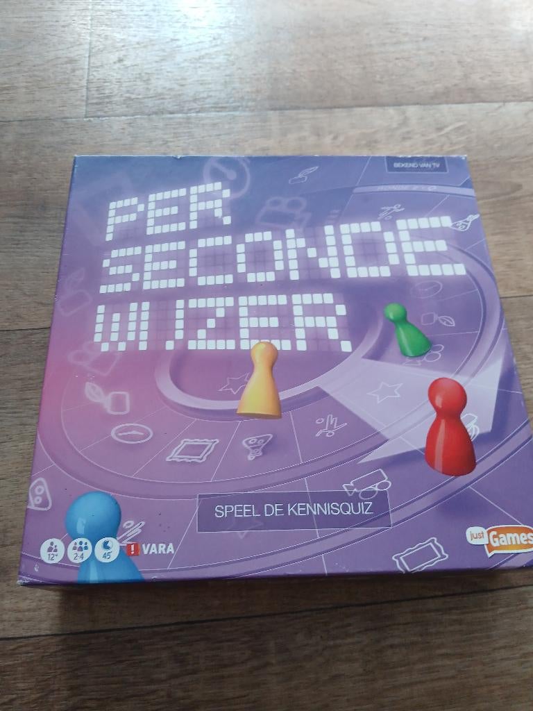 Per seconde wijzer Bordspel, Ophalen of Verzenden, Zo goed als nieuw