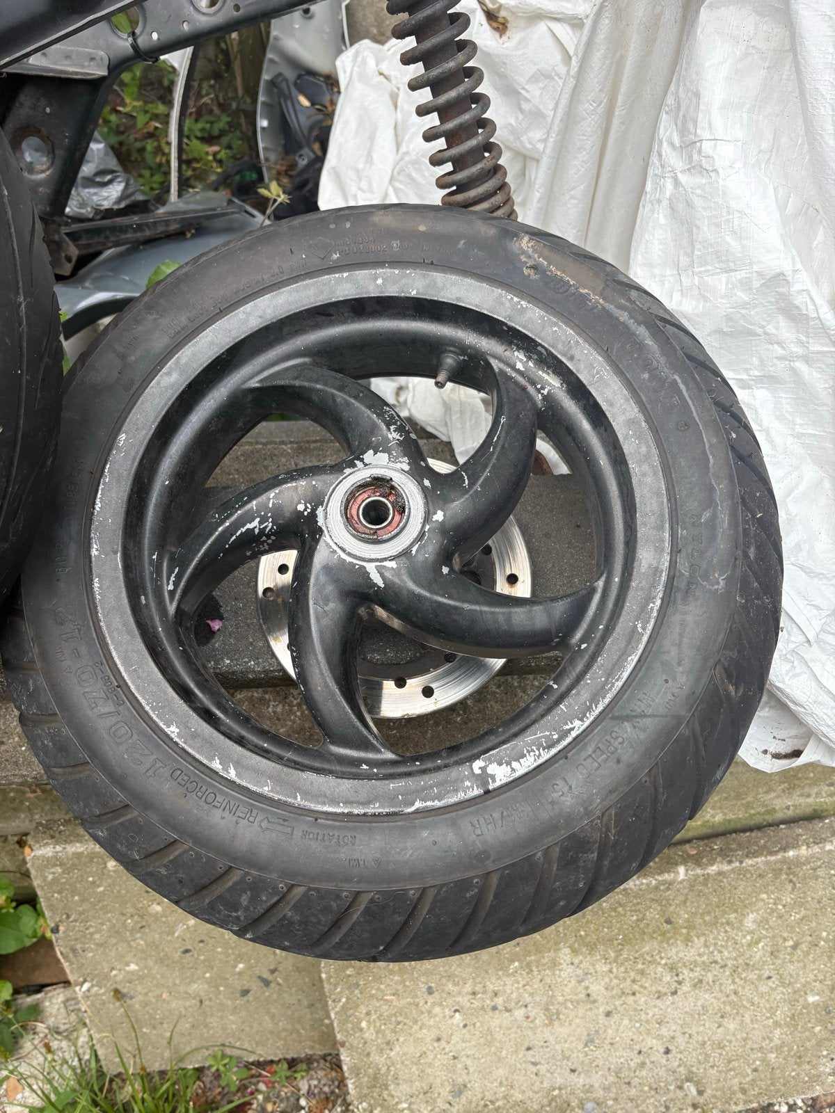 Piaggio Fly Velgen met banden - België, Ophalen, Gebruikt, Overige typen, Piaggio