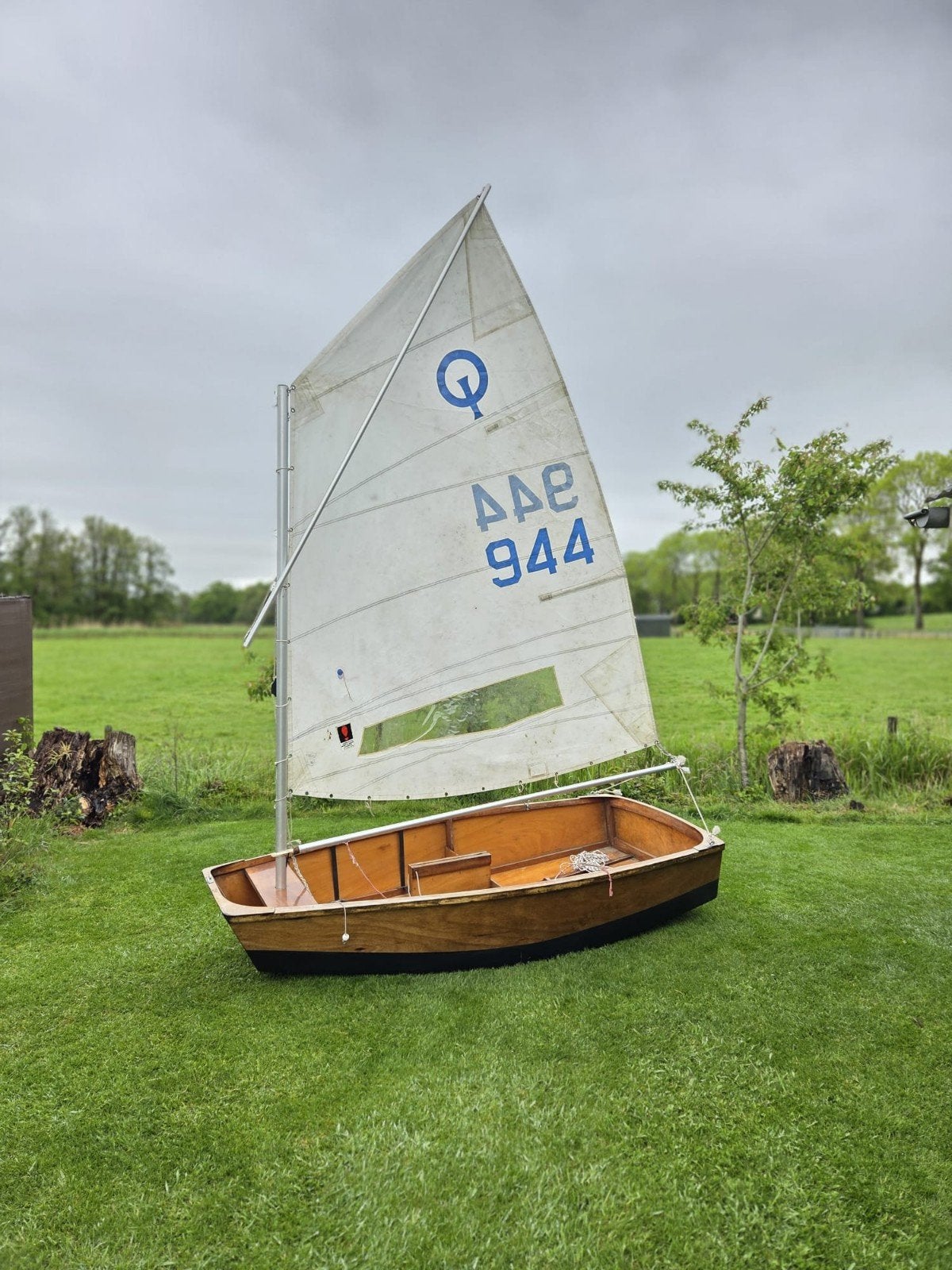 Zeilbootje voor de jeugd. Optimist, Ophalen, Gebruikt, Overige typen, Minder dan 15 m²