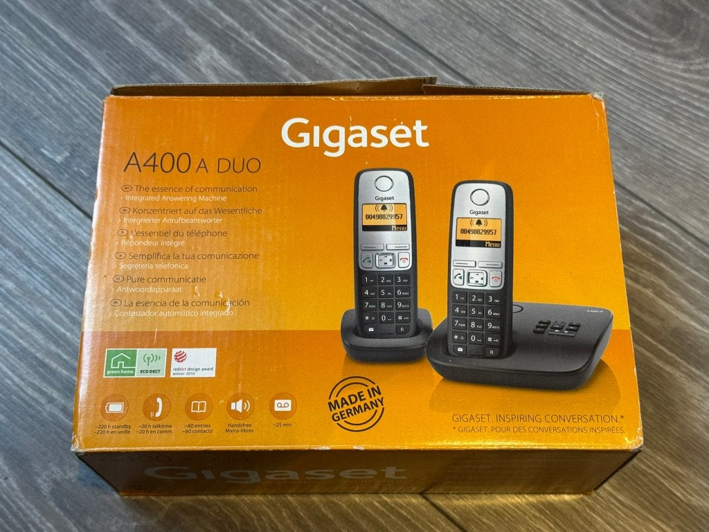 Siemens Gigaset A400, 3x basis en 3x handset, Ophalen, Gebruikt, 3 handsets