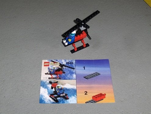 Lego Gyrocopter 2849, Lego, Ophalen of Verzenden, Zo goed als nieuw, Compleet