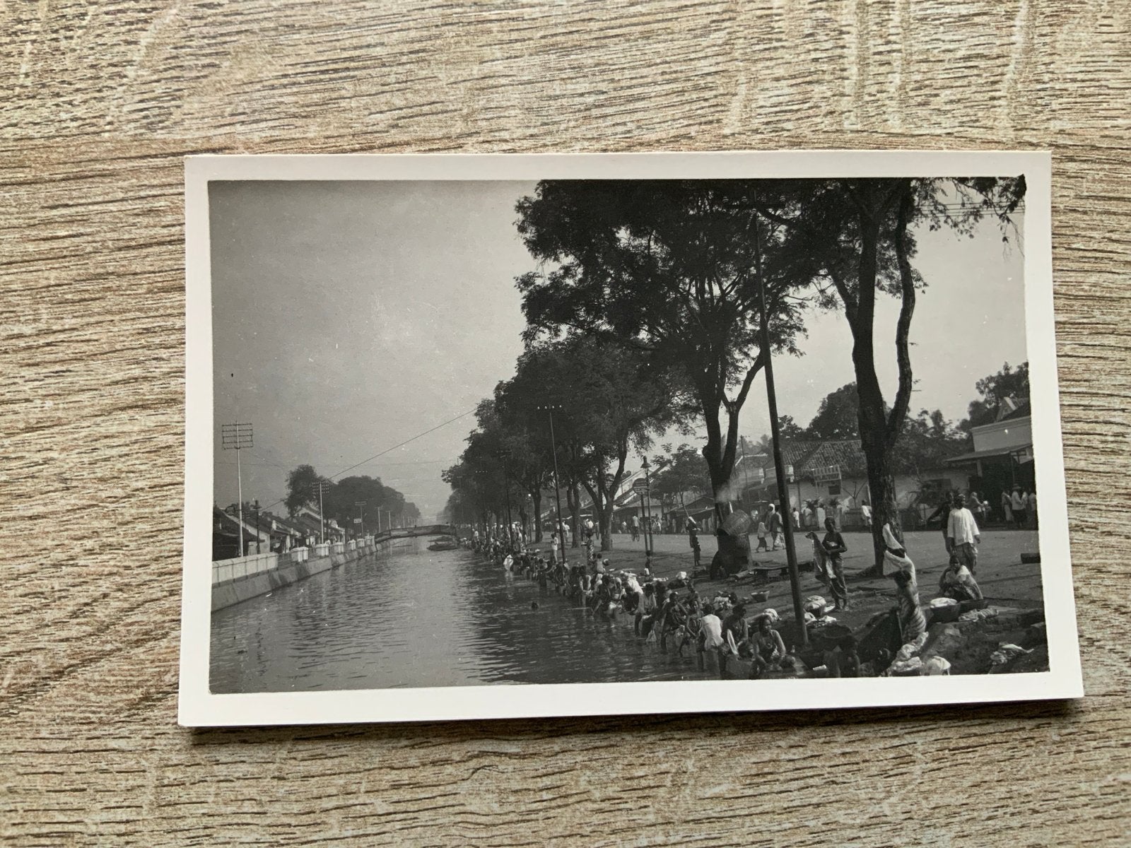 Oude Fotokaart Batavia Molenvliet Oost 1920-1940, Ophalen of Verzenden, 1920 tot 1940, Ongelopen, Buiten Europa