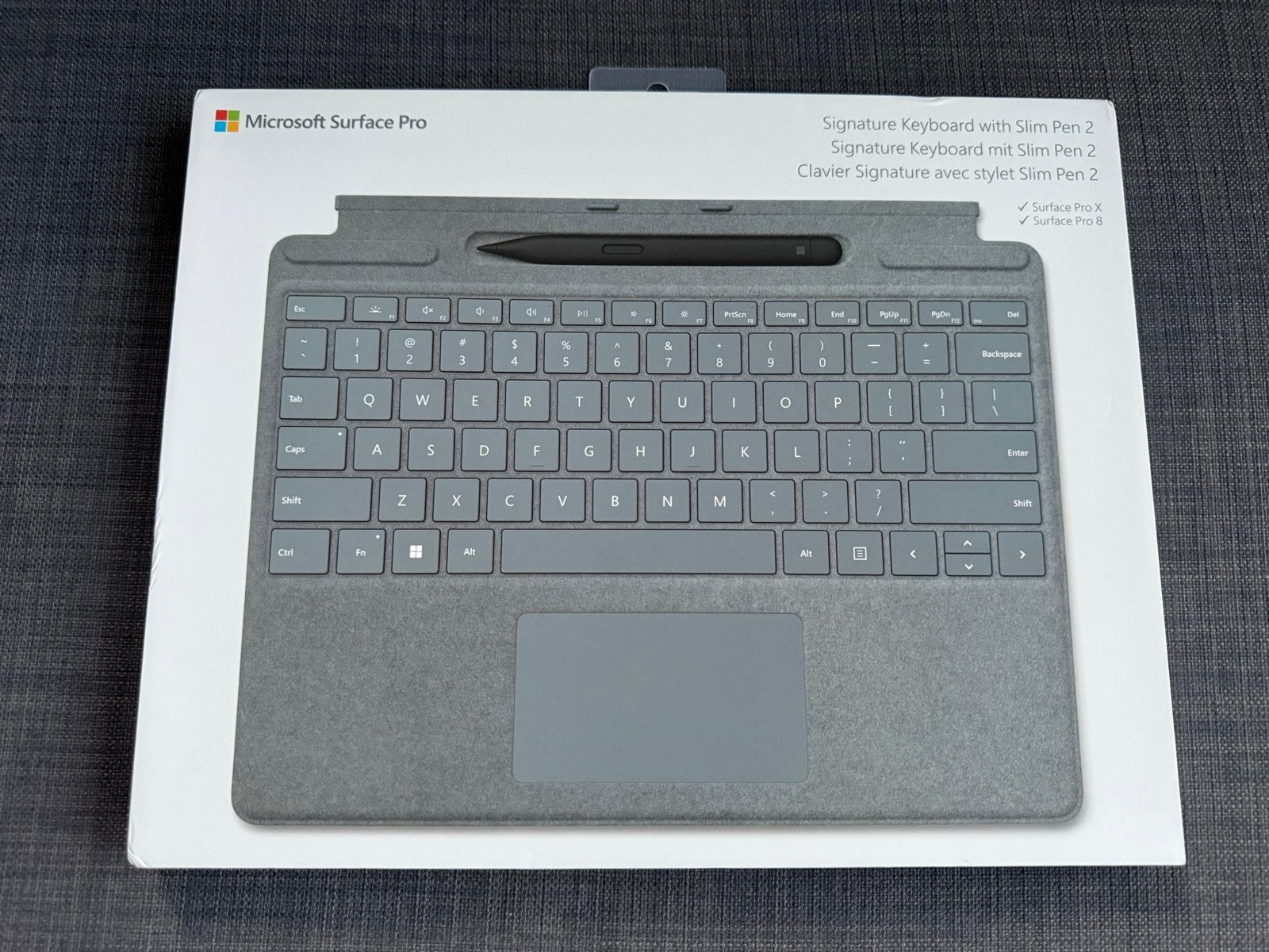 Microsoft Surface Pro Signature Keyboard met Slim Pen 2, Computers en Software, Toetsenborden, Nieuw, Qwerty, Draadloos, Draadloze ontvanger