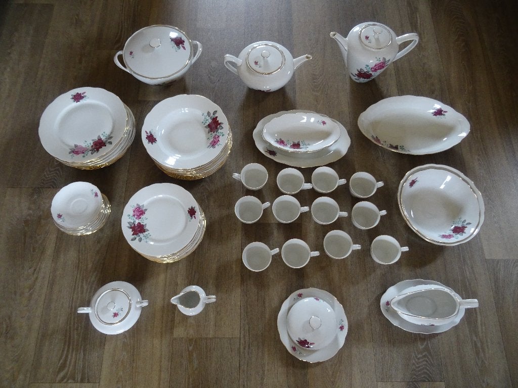 73-Delig MZ Czechoslovakia servies, vintage, Antiek en Kunst, Ophalen of Verzenden
