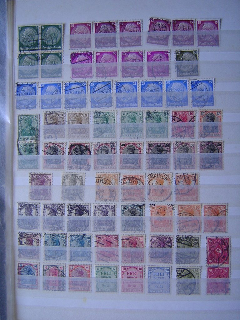 Duitsland D-Reich 69 postzegels, Ophalen of Verzenden, Duitse Keizerrijk