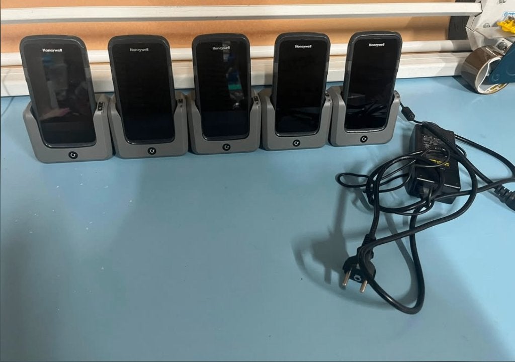5x Honeywell Dolphin CT50 Scanners met Opladers, Computers en Software, Ophalen, Gebruikt, Honeywell