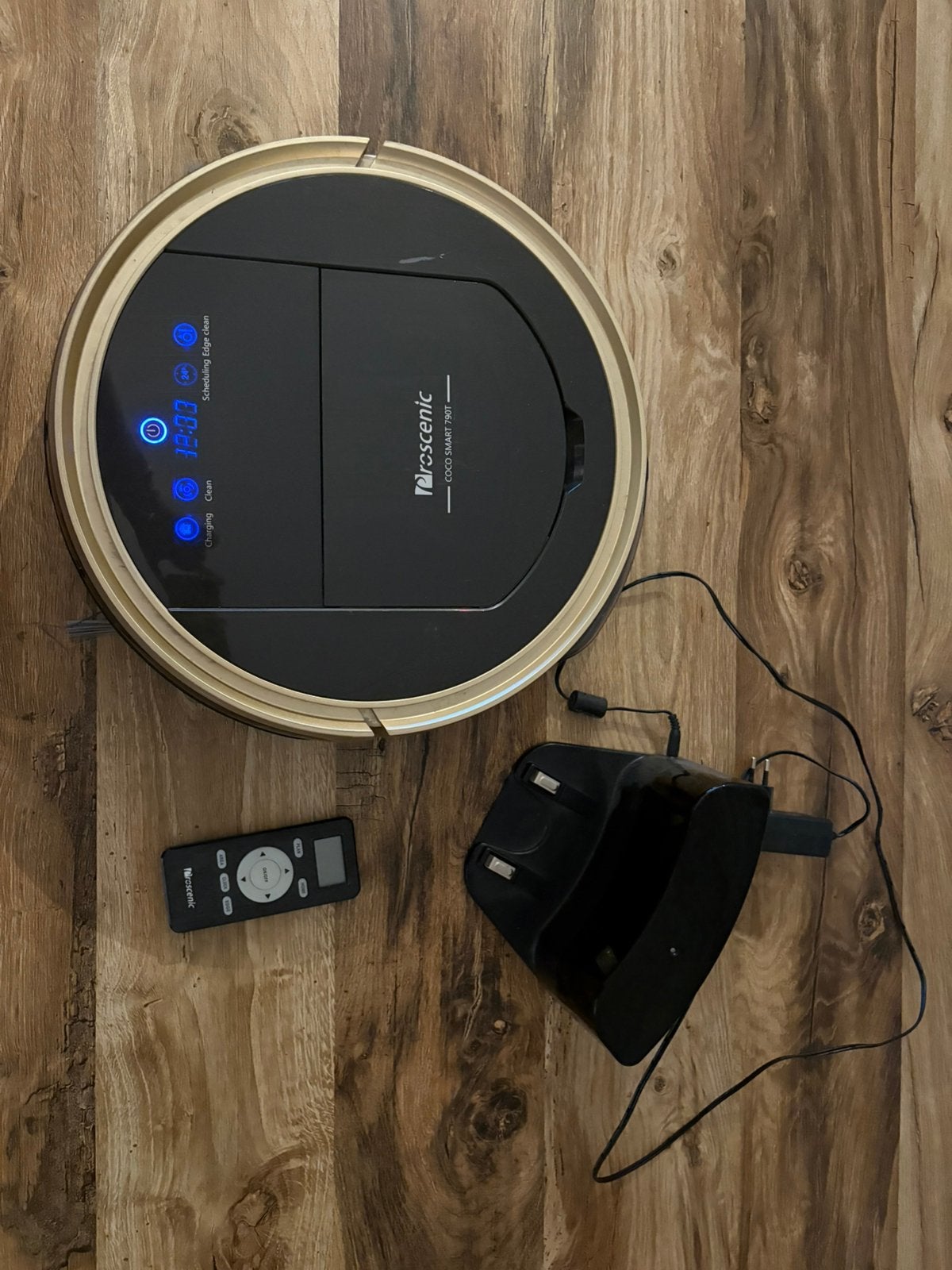 Proscenic COCO SMART 790T - robotstofzuiger goud/zwart, Ophalen, Gebruikt, Robotstofzuiger