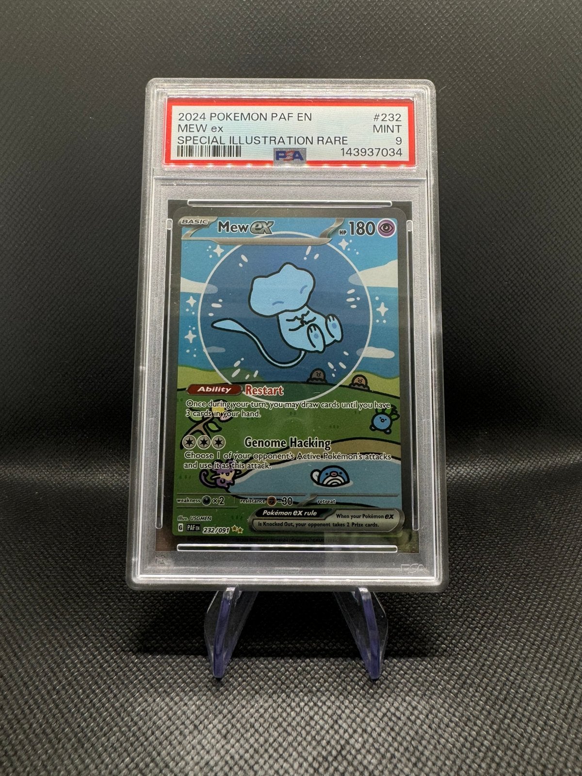 Bubble Mew EX 232 PSA 9, Ophalen of Verzenden, Zo goed als nieuw