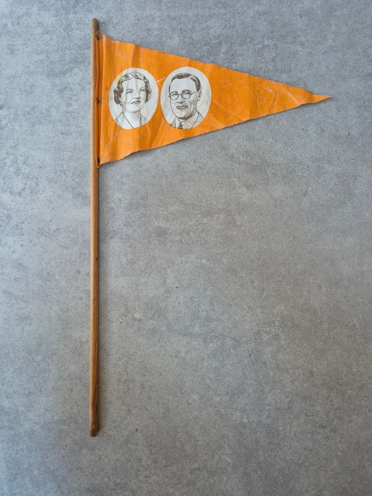 Wimpel Koninklijk huis verloving 1936 Juliana Bernard, Ophalen of Verzenden, Zo goed als nieuw