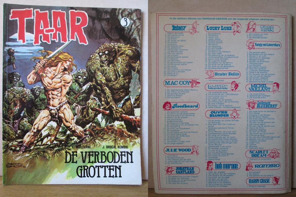 Ta-ar 3 - De verboden grotten (SC), Eén stripboek, Ophalen of Verzenden, Zo goed als nieuw