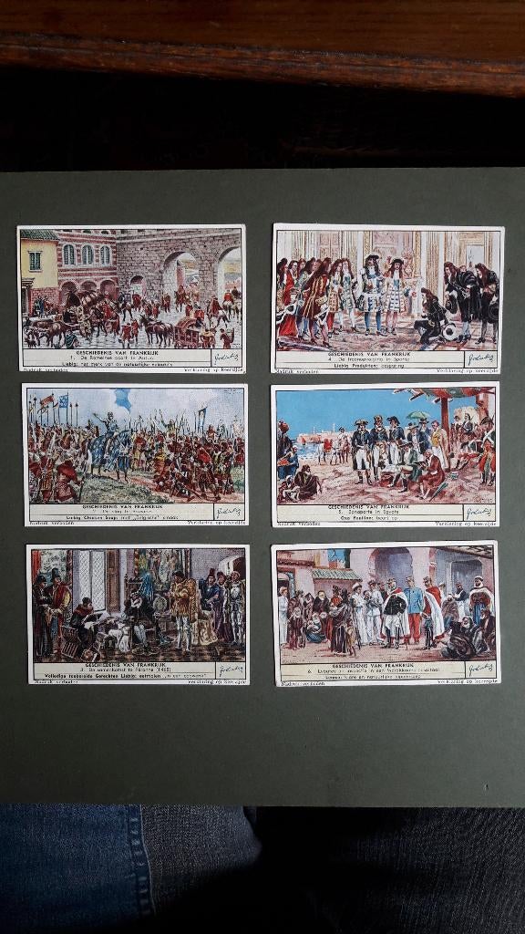 3 Complete sets Chromo Litho,s Liebig,S 1629, S 1630, S 1631, Verzamelen, Ophalen of Verzenden, Zo goed als nieuw, 1940 tot 1960