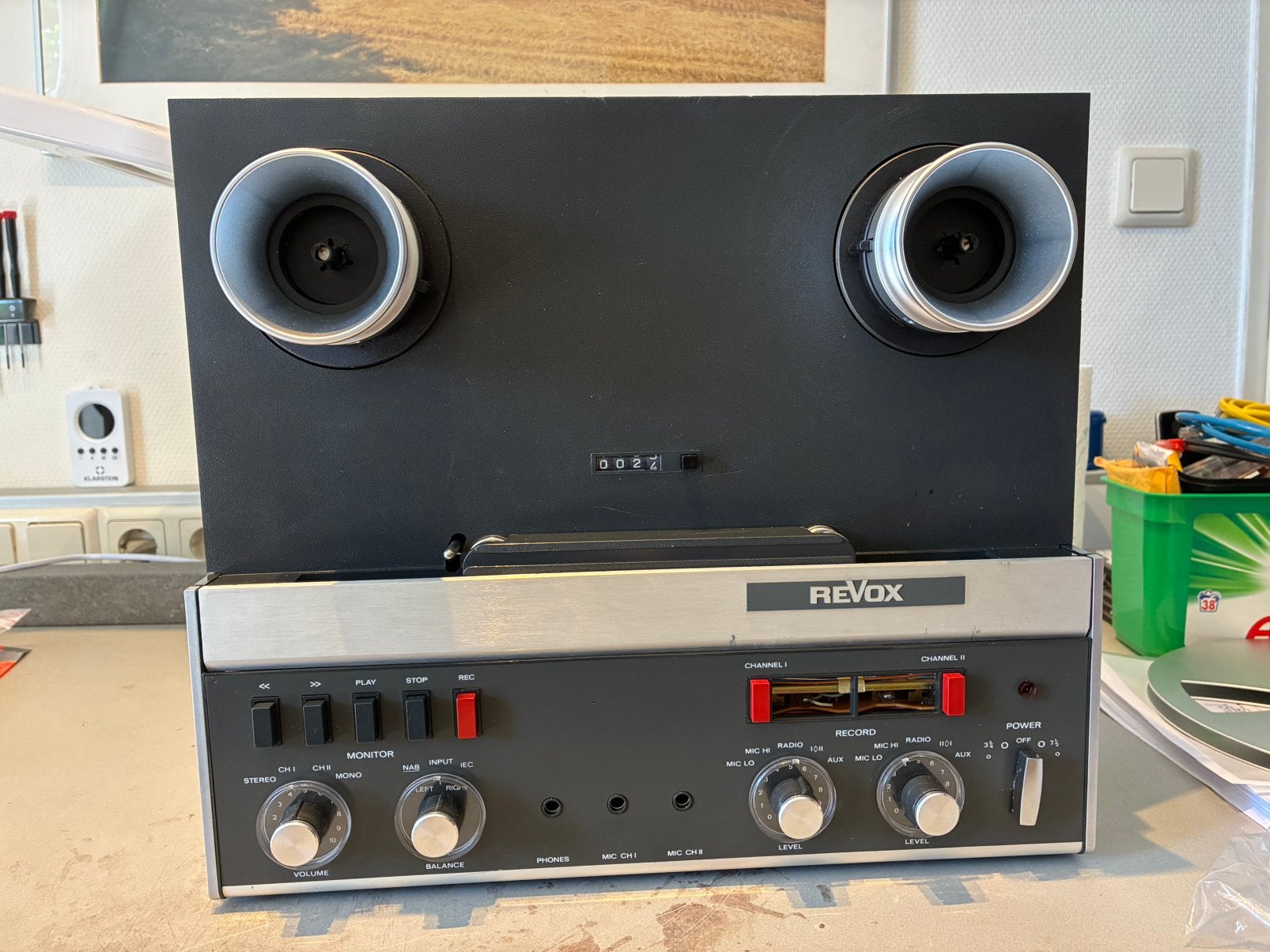 Revox A77 Bandrecorder - Vintage Audio, Audio, Tv en Foto, Bandrecorders, Ophalen, Bandrecorder, Met banden