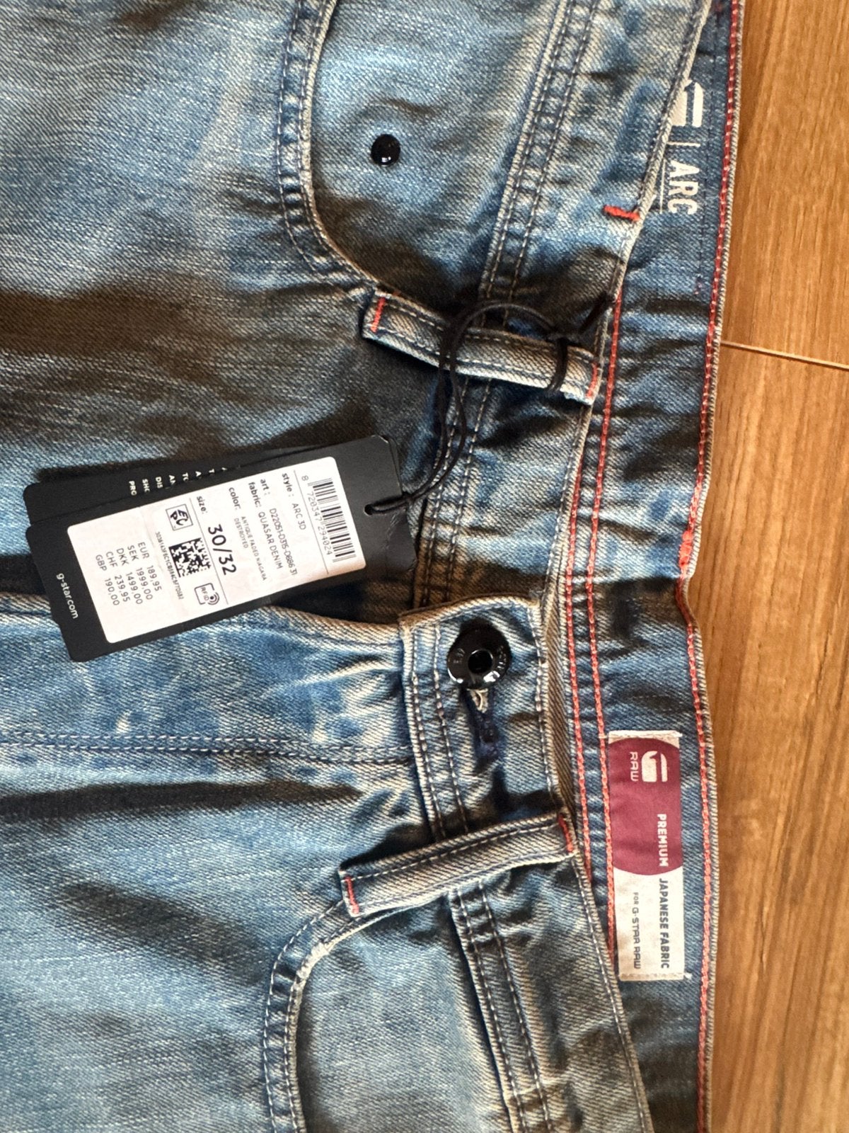 G-star jeans NIEUW PREMIUM JAPANESE FABRIC, Ophalen of Verzenden, Nieuw, Blauw, Overige jeansmaten