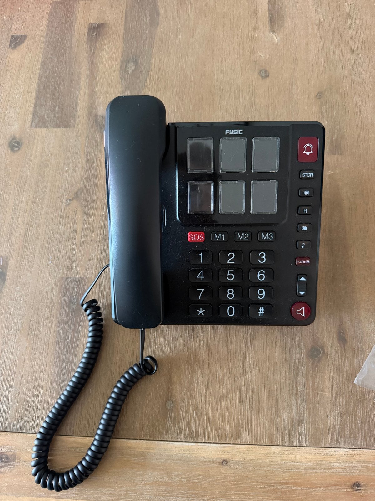Fysic FX-3930 seniorentelefoon met foto toetsen, Ophalen, Zo goed als nieuw