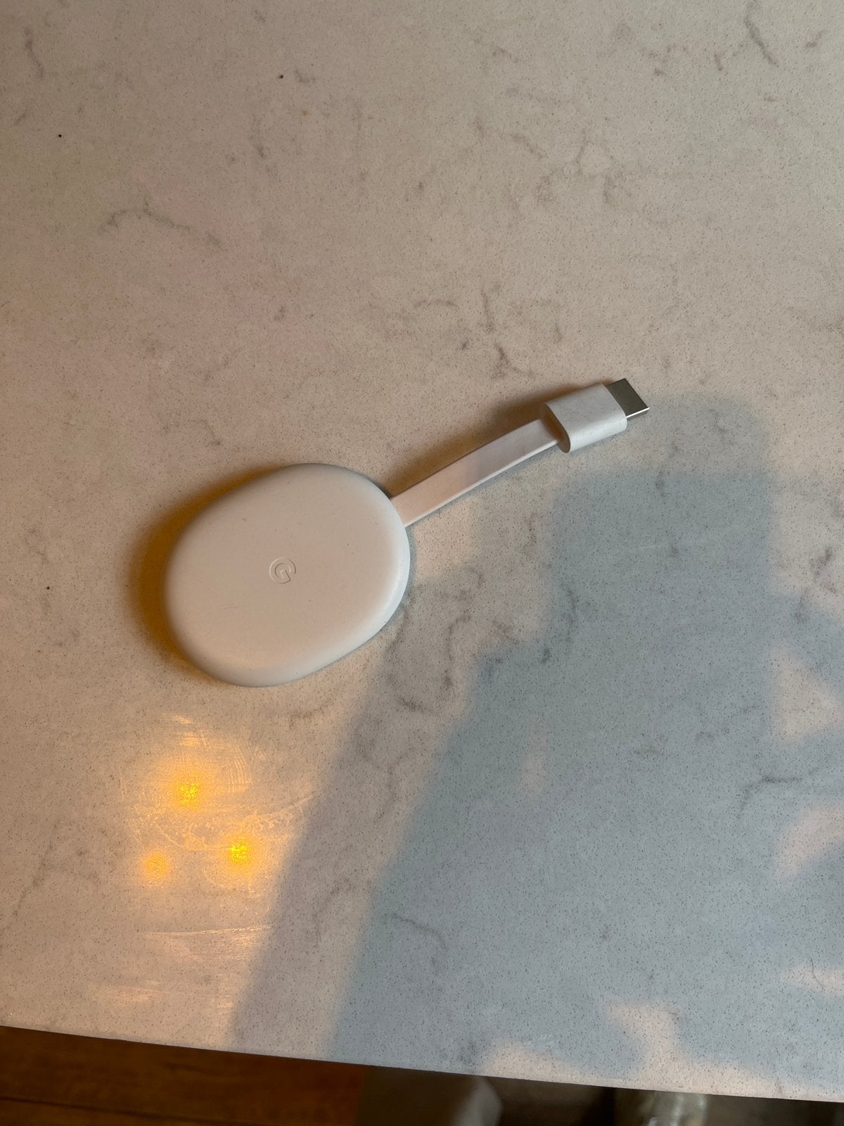 Chromecast met Google TV (HD) - Wit, Audio, Tv en Foto, Ophalen of Verzenden, Zo goed als nieuw, HDMI, Zonder harde schijf